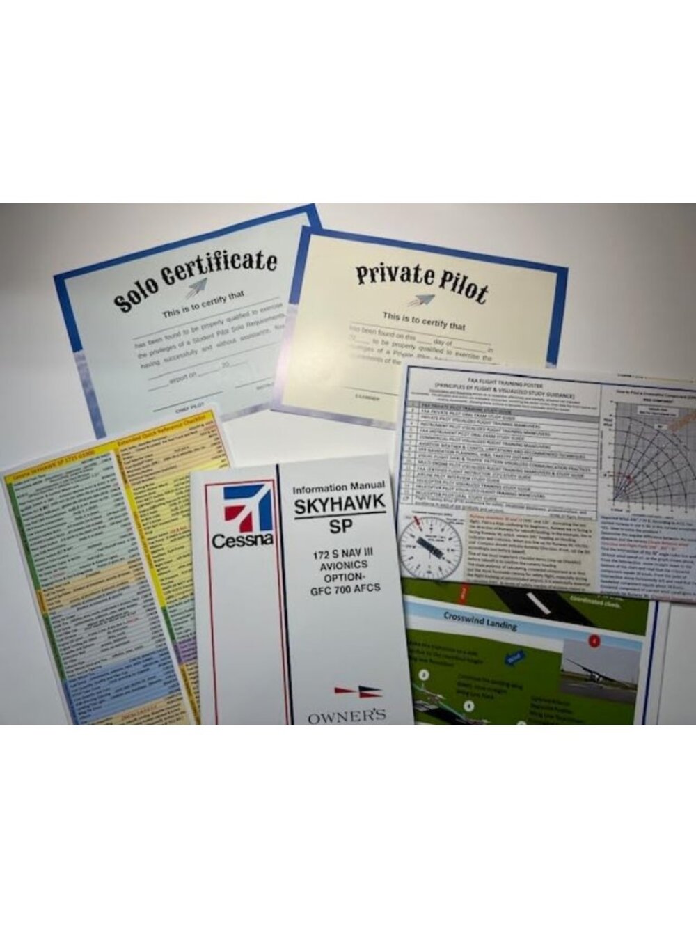 Complete Flight Training Bundle: 7-Piece Pilot Starter Set for Cessna 172S G1000